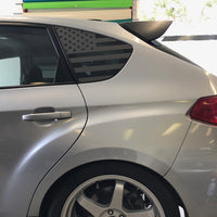 American Flag Quarter Window DECAL (2008 - 2014 IMPREZA WRX / STI HATCHBACK)