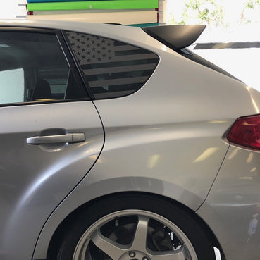 American Flag Quarter Window DECAL (2008 - 2014 IMPREZA WRX / STI HATCHBACK)