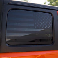American Flag Quarter Window DECAL Set | 2011-2018 Jeep JL 4-Door Only