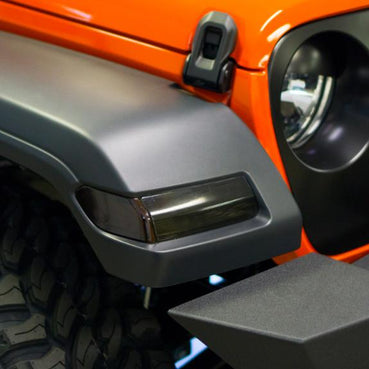 2018 Jeep JL Wrangler Sport ONLY Front Reflectors and Turn Signal Smoke Tint Overlay