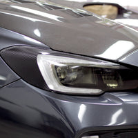 Headlight Amber Delete w/ Eyelid Overlay - Carbon Fiber | 2015-2017 WRX/STI | 2018-2021 WRX/PREMIUM