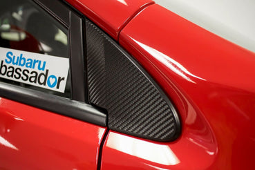 2012-2017 Crosstrek XV Quarter Window Overlay - Carbon Fiber Vinyl