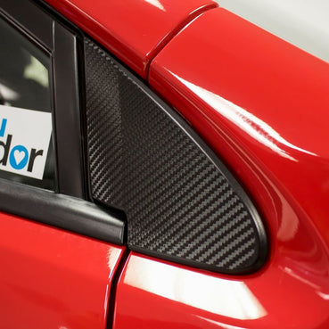 2012-2017 Crosstrek XV Quarter Window Overlay - Carbon Fiber Vinyl