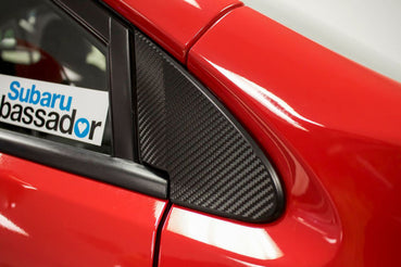 2012-2017 Crosstrek XV Quarter Window Overlay - Carbon Fiber Vinyl