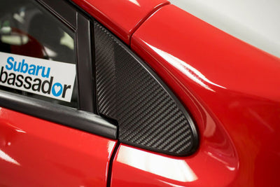 Carbon Fiber Quarter Window Overlay  (2012-2017 Crosstrek XV)