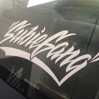 Subie Gang Script Decal | 14inch (Choose Your Color)