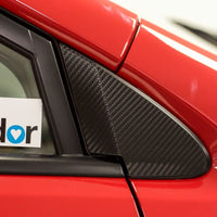 Carbon Fiber Quarter Window Overlay | 2015-2021 Subaru WRX / STI