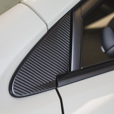 Carbon Fiber Quarter Window Overlay | 2015-2021 Subaru WRX / STI