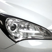 Headlight Amber Delete Eyelid Overlay (2009-2012 Genesis Coupe)