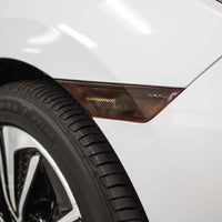Smoked Front Side Reflector Light Overlays