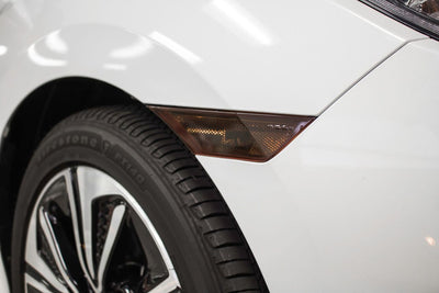 Smoked Front Side Reflector Light Overlays