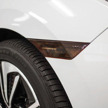 Smoked Front Side Reflector Light Overlays