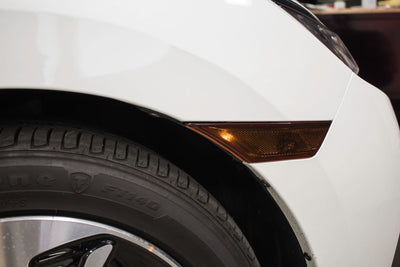 Smoked Front Side Reflector Light Overlays