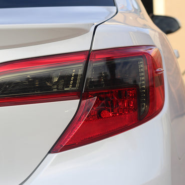 2012-2014 Toyota Camry Smoked Reverse and Turn Signal Light Overlay