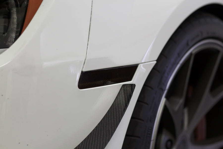 Front Bumper Side Reflector Tint Overlays | 2014-2015 Chevy Camaro