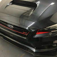 Headlight Front Bumper Under Eyelid Vinyl Overlay ( Choose Your Color ) | 2015-2017 Subaru WRX / STI