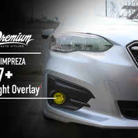 2017-2020 Impreza Sedan Pre-Cut Fog Light Overlays