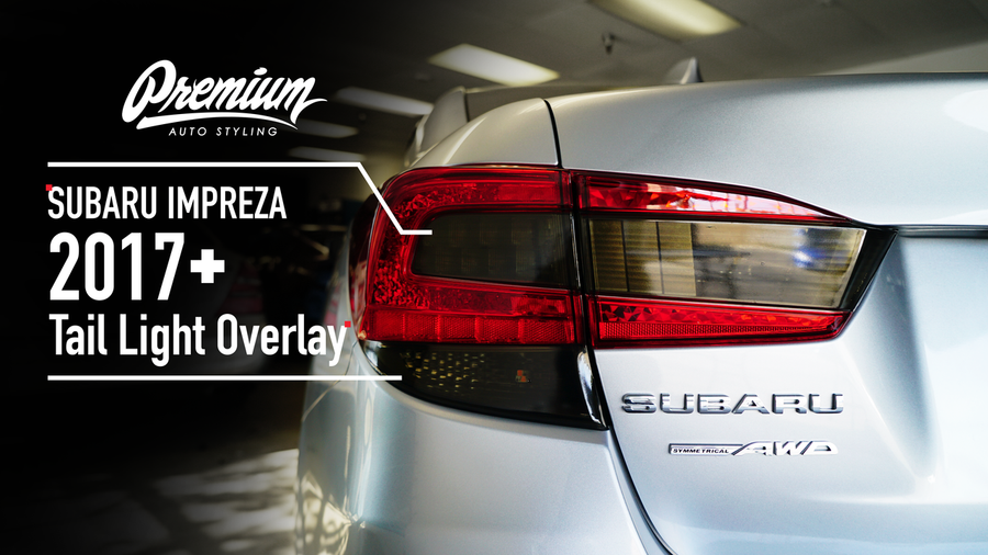 Full Stealth Tail Light Smoke Tint Overlay | 2017-2022 Subaru Impreza Sedan