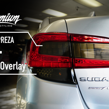 Full Stealth Tail Light Smoke Tint Overlay | 2017-2022 Subaru Impreza Sedan