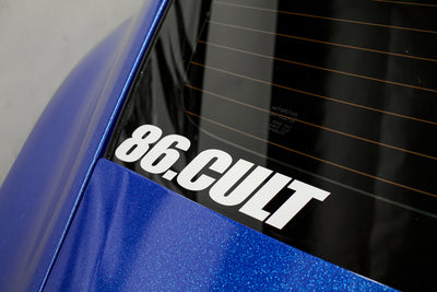 86 Cult Decal | 10 inch (Choose Your Color)