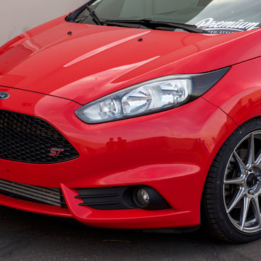 Headlight Amber Delete Smoke Tint/Gloss Black Vinyl Overlay | 2013 -2018 Ford Fiesta ST