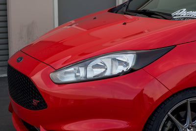 Headlight Amber Delete Smoke Tint/Gloss Black Vinyl Overlay | 2013 -2018 Ford Fiesta ST