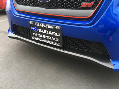 Front Bumper Lip Vinyl Overlay -S207 Style | 2015-2017 Subaru WRX/STI