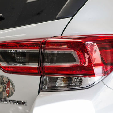 Tail Light Overlay with Reverse Cut Out - Smoke Tint