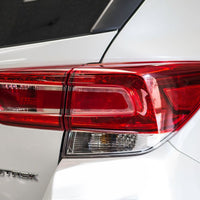 Tail Light Overlay with Reverse Cut Out - Red Tint