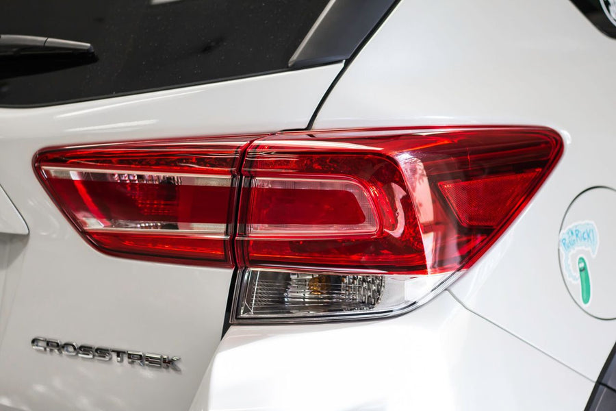 Tail Light Overlay with Reverse Cut Out - Red Tint