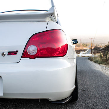 Tail Light with Reverse Light Cut Out Overlay - Red Tint | 2006-2007 Subaru WRX / STI