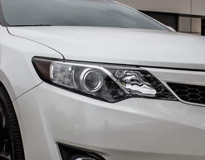2012-2014 Toyota Camry Headlight Amber Smoked Tint Delete