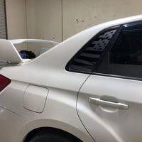 Distressed Flag Quarter Window DECAL Set (2008–2014 Subaru WRX/STI)
