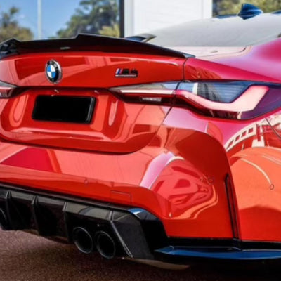 G82 M4 High Kick Carbon Trunk Spoiler