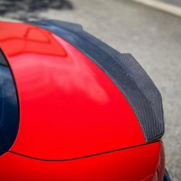 G82 M4 High Kick Carbon Trunk Spoiler