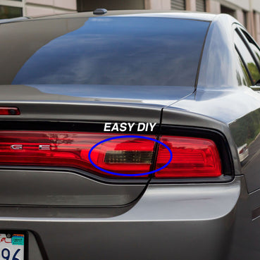 Reverse Light Tint Overlay - Smoke Tint | 2011-2014 Dodge Charger