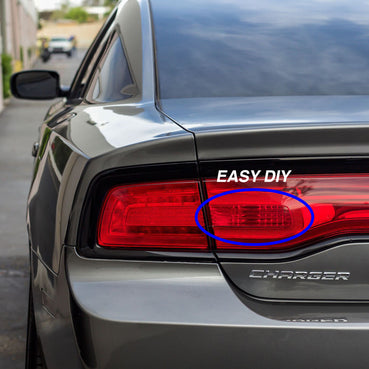 Reverse Light Tint Overlays - Red Tint | 2011-2014 Dodge Charger