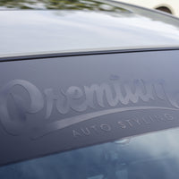 STEALTH Premium Signature Window Banner ( Black / Black )