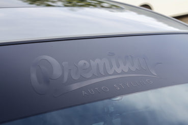 STEALTH Premium Signature Window Banner ( Black / Black )