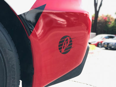 5" Premium Fast Logo Decal Set