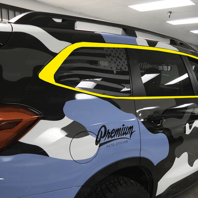 2019-2025 Subaru Ascent Window Trim Chrome Delete Kit - Gloss Black