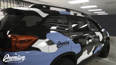 2019-2025 Subaru Ascent Window Trim Chrome Delete Kit - Gloss Black