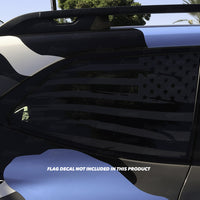 2019-2025 Subaru Ascent Window Trim Chrome Delete Kit - Gloss Black