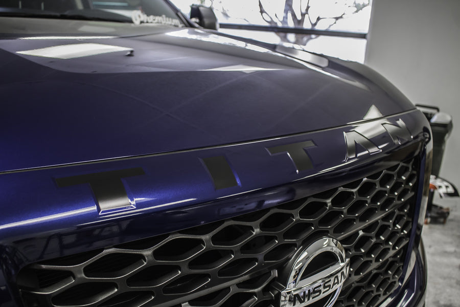 Grille Lettering Vinyl Inlay - Select Color | 2016-2024 Nissan Titan-XD