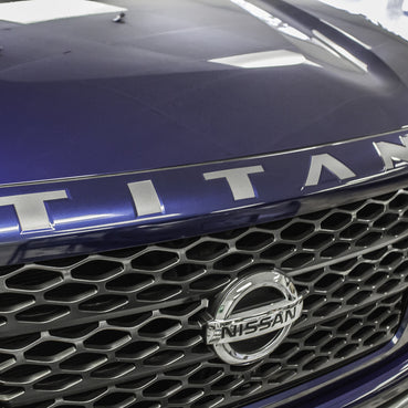 2016-2024 Nissan Titan XD Grille Lettering Vinyl Inlay
