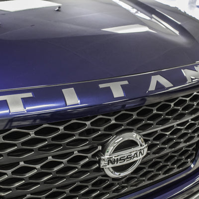 Grille Lettering Vinyl Inlay - Select Color | 2016-2024 Nissan Titan-XD