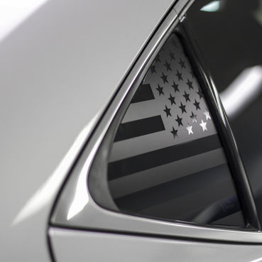 American Flag Quarter Window DECAL (2014-2020 Lexus IS)