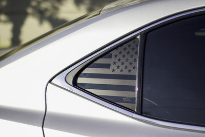American Flag Quarter Window DECAL (2014-2020 Lexus IS)