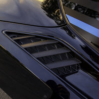 Rear Quarter Panel Carbon Fiber Vent Vinyl Overlays | 2014-2019 Chevy C7 Corvette