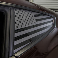 American Flag Quarter Window DECAL Set (2015-2023 Mustang)